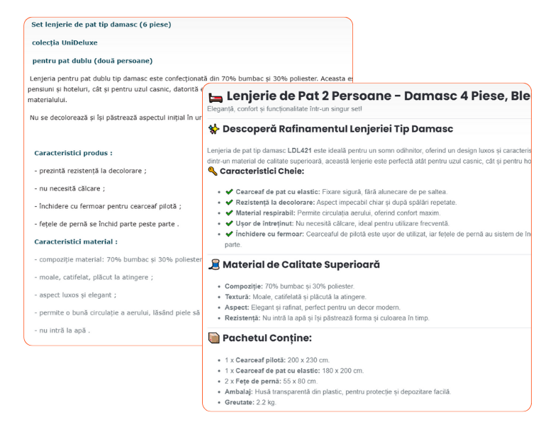 Generator de Descrieri Produse